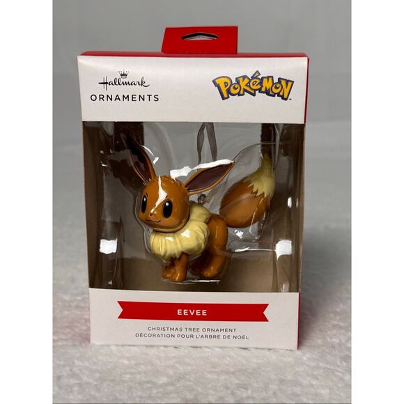 Hallmark 2022 Pokémon Eevee Christmas Ornament/NIB - Picture 1 of 6